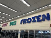 Dairy, Deli And Frozen Signage