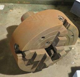 4 jaw chuck, 12" diameter