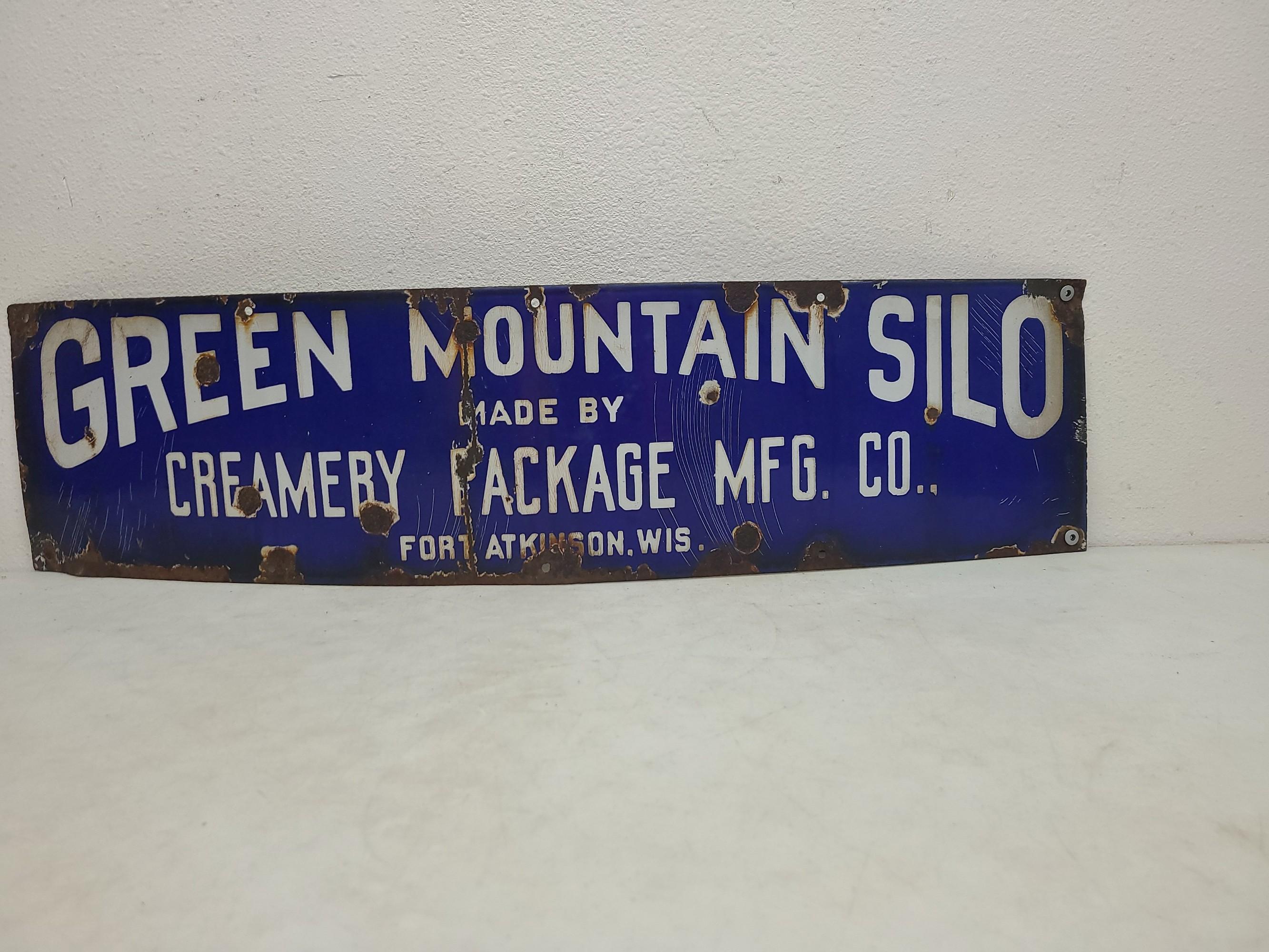 SSP, Green  Mountain Silo Sign