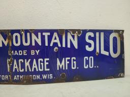 SSP, Green  Mountain Silo Sign