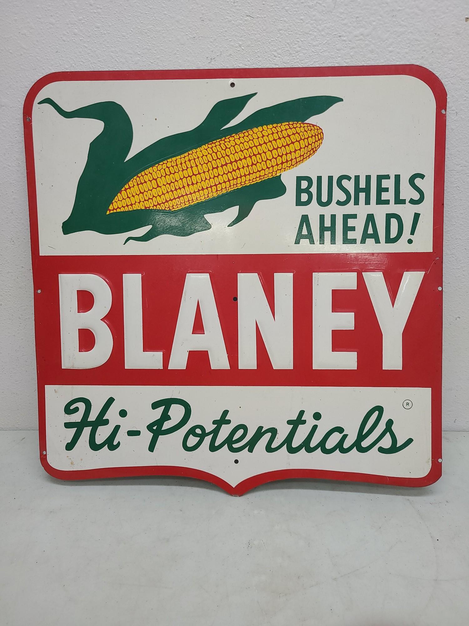SST Embossed,  Blaney Seed Corn Sign