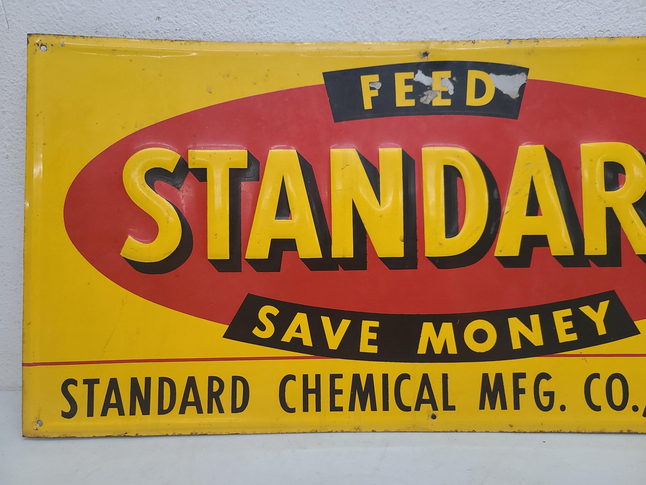 SST Embossed,  Standard Feed Sign