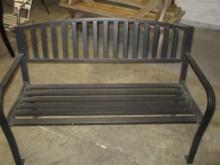 4 FT ALUMINUM BENCH WITH SLATS
