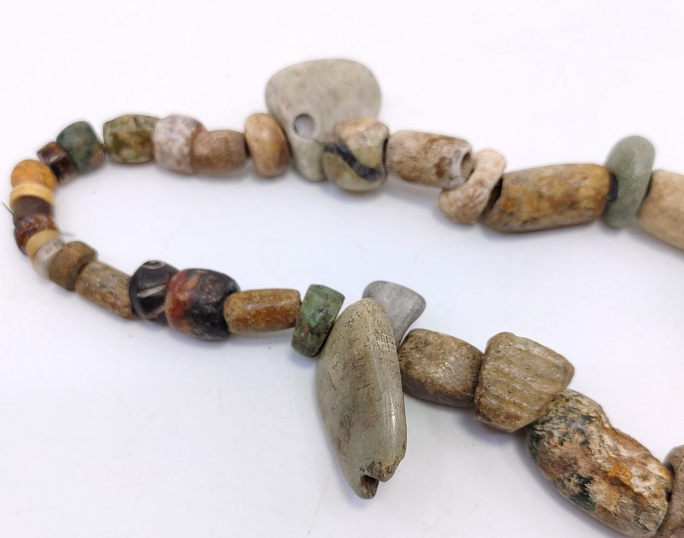 Pre-Columbian Assorted Jade and Stone Beads
