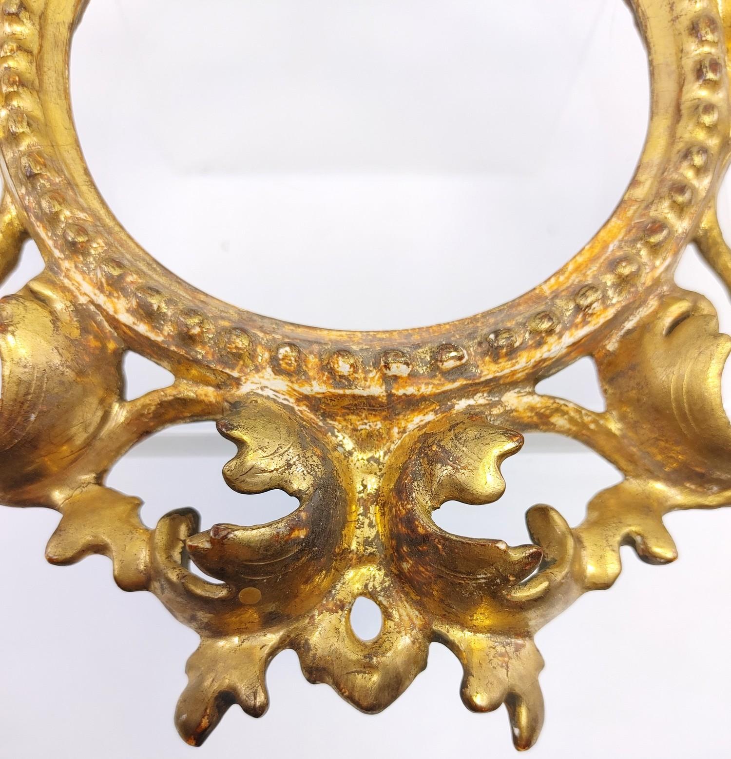 Antique Italian Rocco Art Gilded Gold Frame