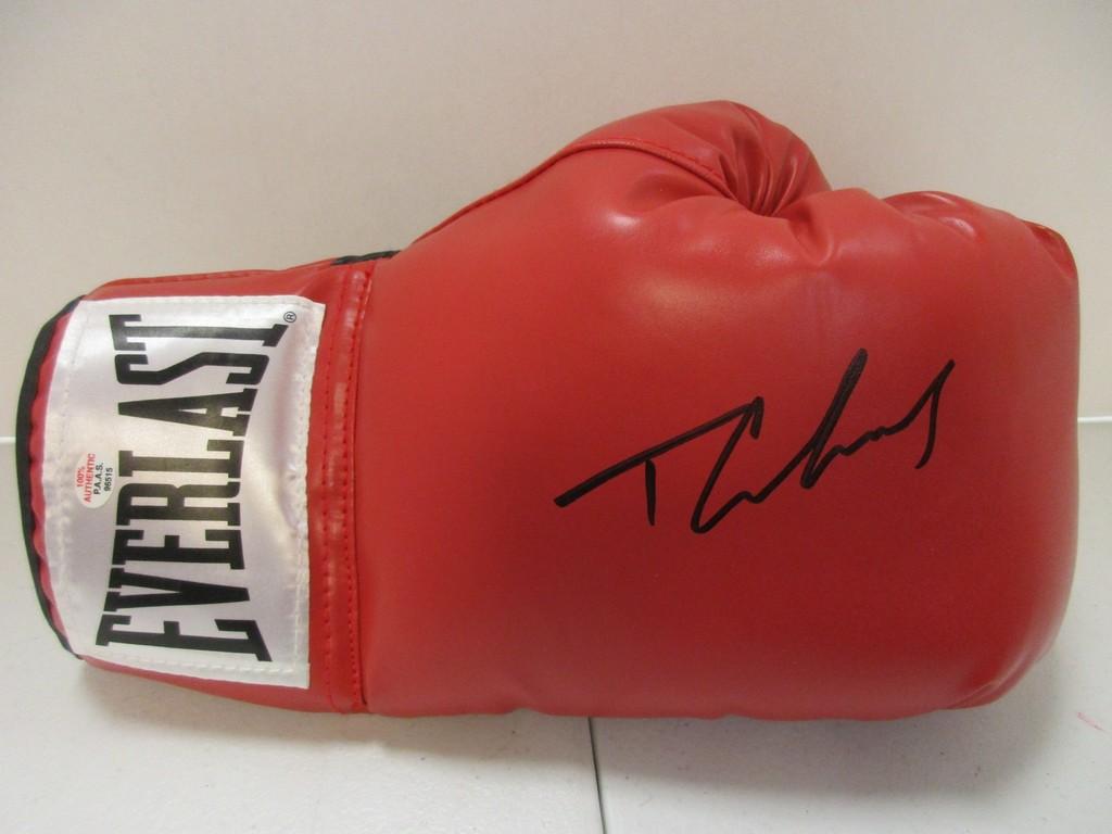 Terence Crawford signed autographed boxing glove PAAS COA 515