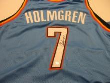 Chet Holmgren of the OKC Thunder signed autographed basketball jersey PAAS COA 477