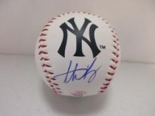 Anthony Rizzo of the New York Yankees signed autographed logo baseball PAAS COA 078