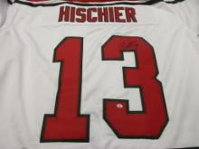 Nico Hischier of the New Jersey Devils signed autographed hockey jersey PAAS COA 006