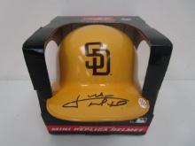 Juan Soto of the San Diego Padres signed autographed mini batting helmet PAAS COA 708