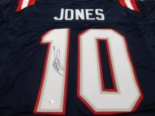 Mac Jones of the New England Patriots signed autographed football jersey PAAS COA 111