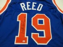 Willis Reed of the NY Knicks signed autographed basketball jersey PAAS COA 804
