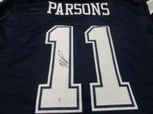 Micah Parsons of the Dallas Cowboys signed autographed football jersey PAAS COA 444
