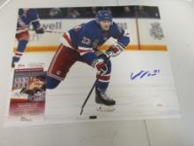 Adam Fox of the NY Rangers signed autographed 11x14 photo JSA COA 840