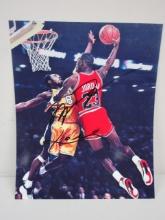 Michael Jordan Kobe Bryant signed autographed 8x10 photo TAA COA 181
