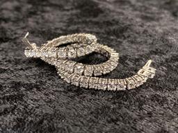 Tennis Bracelet in 14k White Gold with CVD Diamonds