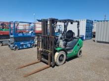 2014 Komatsu FG25T-16 4650 lb Warehouse Forklift