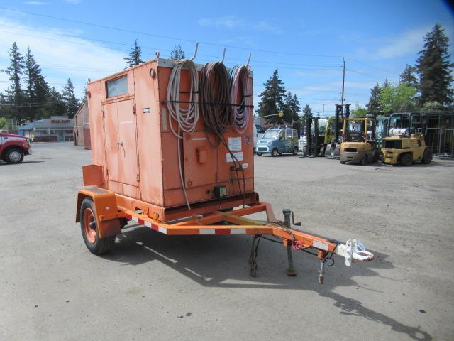 ZEKS 10' SINGLE AXLE FRESH AIR COMPRESSOR TRAILER