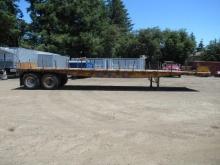 1973 ALLOY 42' TANDEM AXLE FLAT DECK TRAILER