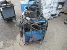 MILLER SYNCHROWAVE 250 ARC WELDER W/ RADIATOR IA COOLING SYSTEM, LEADS & GUN