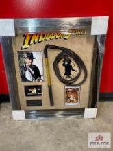 "Indiana Jones" Signed Harrison Ford Whip Photo Frame
