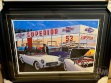 DELIVERY DAY . . . THE "53'S" SUPERIOR CHEVROLET FRAMED