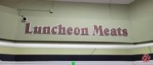 "Luncheon Meats" Signs