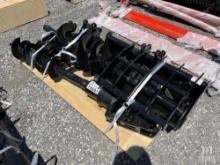 2024 Set of 9 MIVA Mini Excavator Attachments