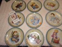 Schmid Presents Sister Berta Hummel Christmas Plates (9) 1982-1990