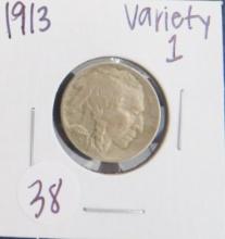 1913- Buffalo Nickel, Varitey 1