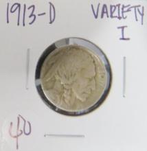1913- Buffalo Nickel, Varitey 1