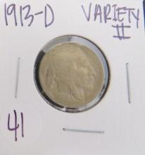 1913- Buffalo Nickel, Varitey 2