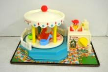 Fisher Price merry go round W/ people