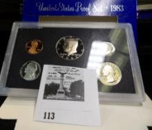 1983 S Proof Set, original as issued.
