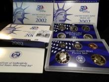(3) 2002 S Proof Set, original as issued.