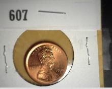 1998 P Lincoln Cent Brilliant Uncirculated Off-center strike Mint Error Lincoln Cent, from the colle