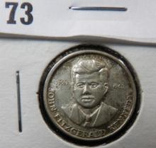1917 1963 John Fitzgerald Kennedy Medal, appears to be Silver.