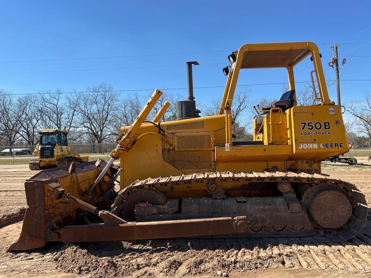 1989 JOHN DEERE 750B LONG TRACK CRAWLER DOZER