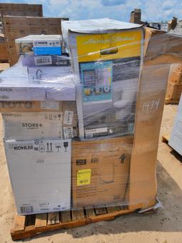PALLET OF TOILETS, FAUCETS & MORE