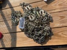 (2) UNUSED GREAT BEAR 3/8" G70 20' CHAINS