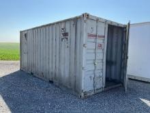 Used 20ft Sea Container w/ Scrap Metal In Side