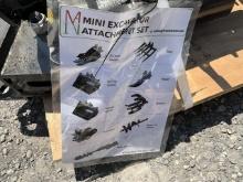 New MIVA Mini-Excavator 8 Pcs Sets