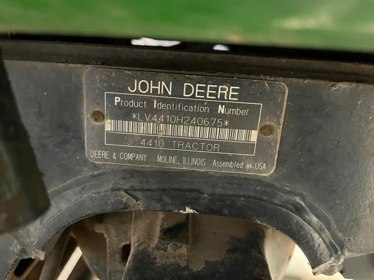 John Deere 4410 Tractor