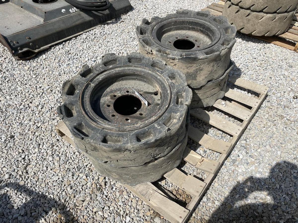 10-16.5 Solid Skid Steer Tires