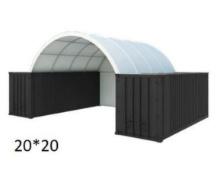 Gold Mountain 20'x20' Container Shelter