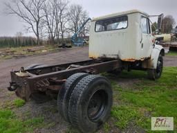 2002 International 4700 single axle cab and chassis, automatic transmission, 30,000 miles on reman