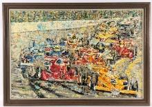 1976 Indy 500 Original Painting By Ron Burton