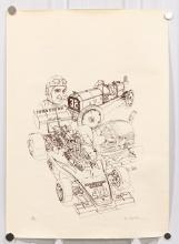 1975 Bobby Unser LE 13 / 300 Print By Ron Burton