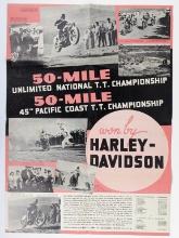 Harley-Davidson 50-Mile TT Championship Poster