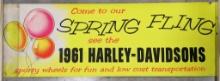 1961 Harley-Davidson Spring Fling Poster